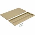 Global Industrial Shelves For 36inWx24inD Storage Cabinet, Tan, 2PK 493314TN